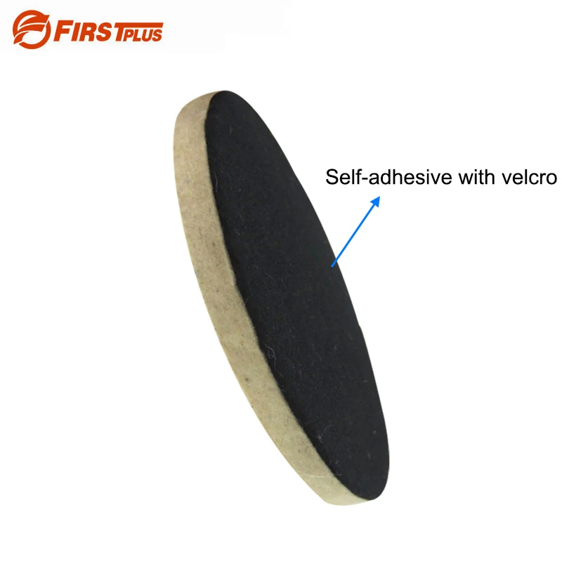 5 x Adhesive Polishing Buffing Wheel Wool Felt Polish Polisher Disc Pad for Jewelry Car Polisher 50 mm