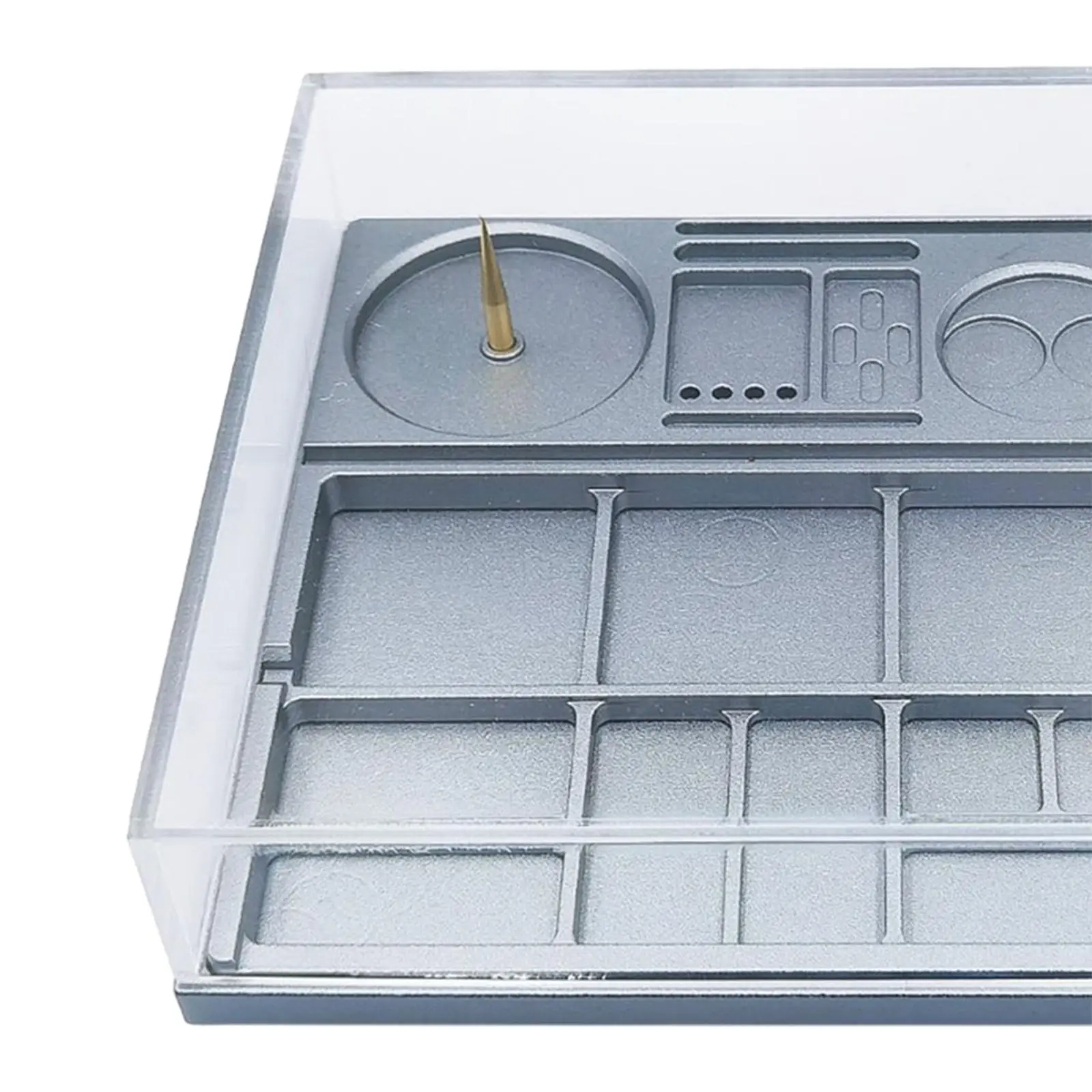 Watch Parts Storage Box Container Professional Watch Maintenance Dust Cover Repair Tool for Screw Component Watch Movement Tray