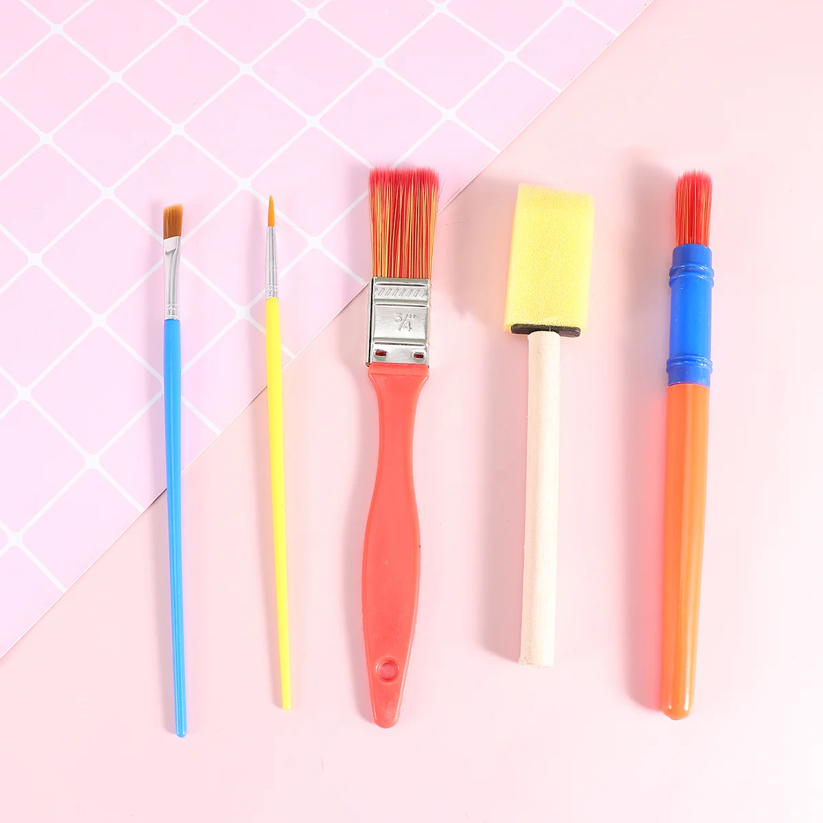 25Pcs DIY Painted Sponge and Set Colorful Early Educational Graffiti Drawing Watercolor Pen Painting Supplies