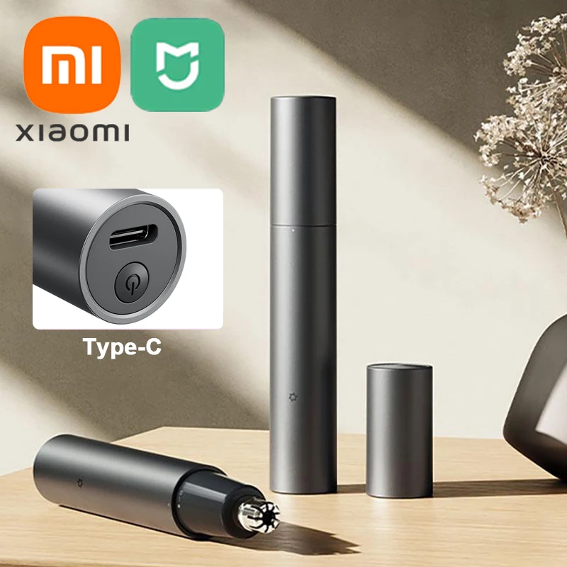 Xiaomi Mijia Electric Nose Hair Trimmer Portable Rechargeable Trimmer Mini Nostril Cleaner