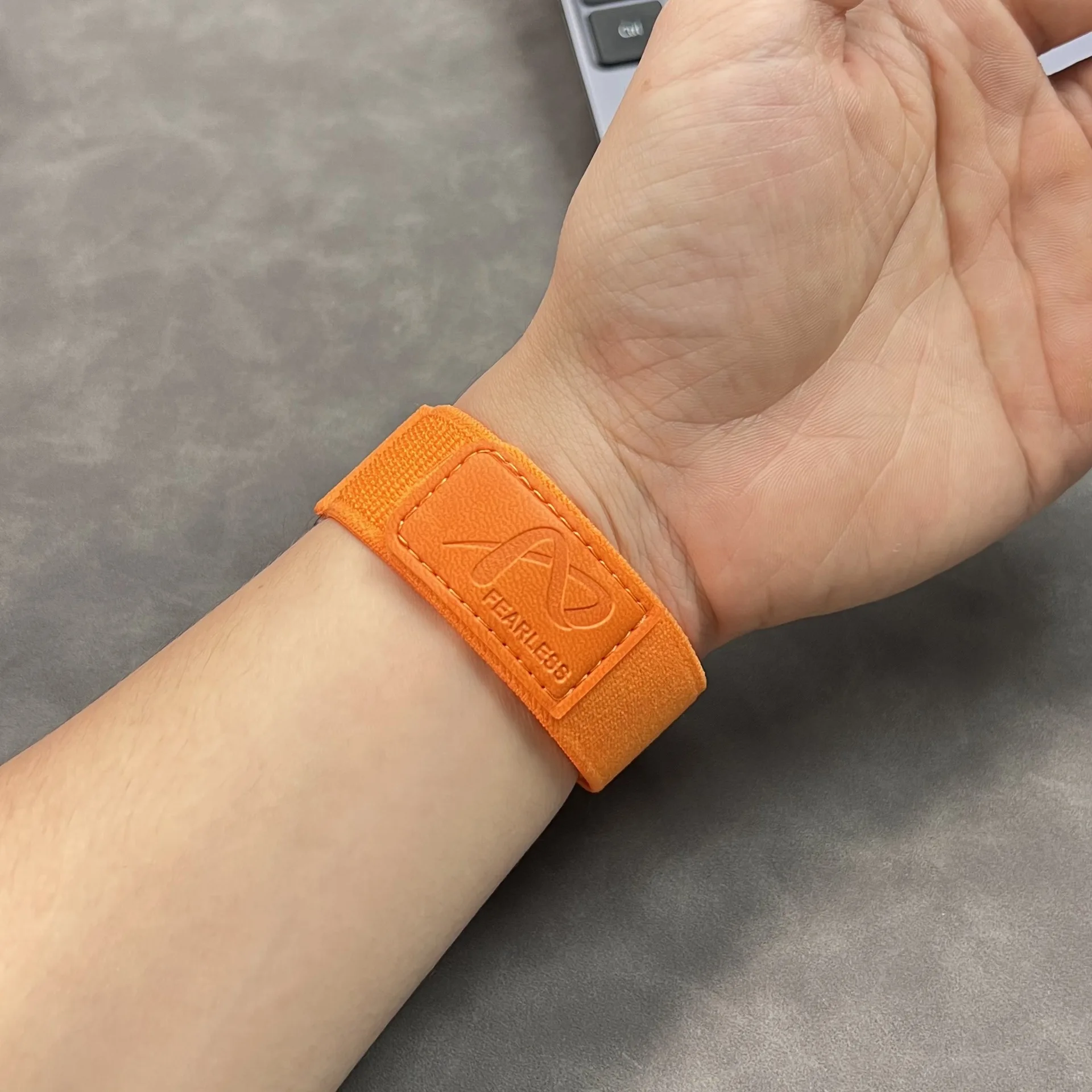 Trail+ Premium Leather Strap with Nylon Accents