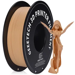 Geeetech Frosted Texture Matte PLA Filament, 1.75mm, 1kg Spool, 3D Printing Material, Vacuum-Sealed Packaging (Matte Skin color)