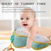 Baby Pillow Tummy Time Toy Lying Pillow High Contrast Baby Sensory Toy Double-Sided Pillows Training Gifts Birthday Head-up V8J2 2