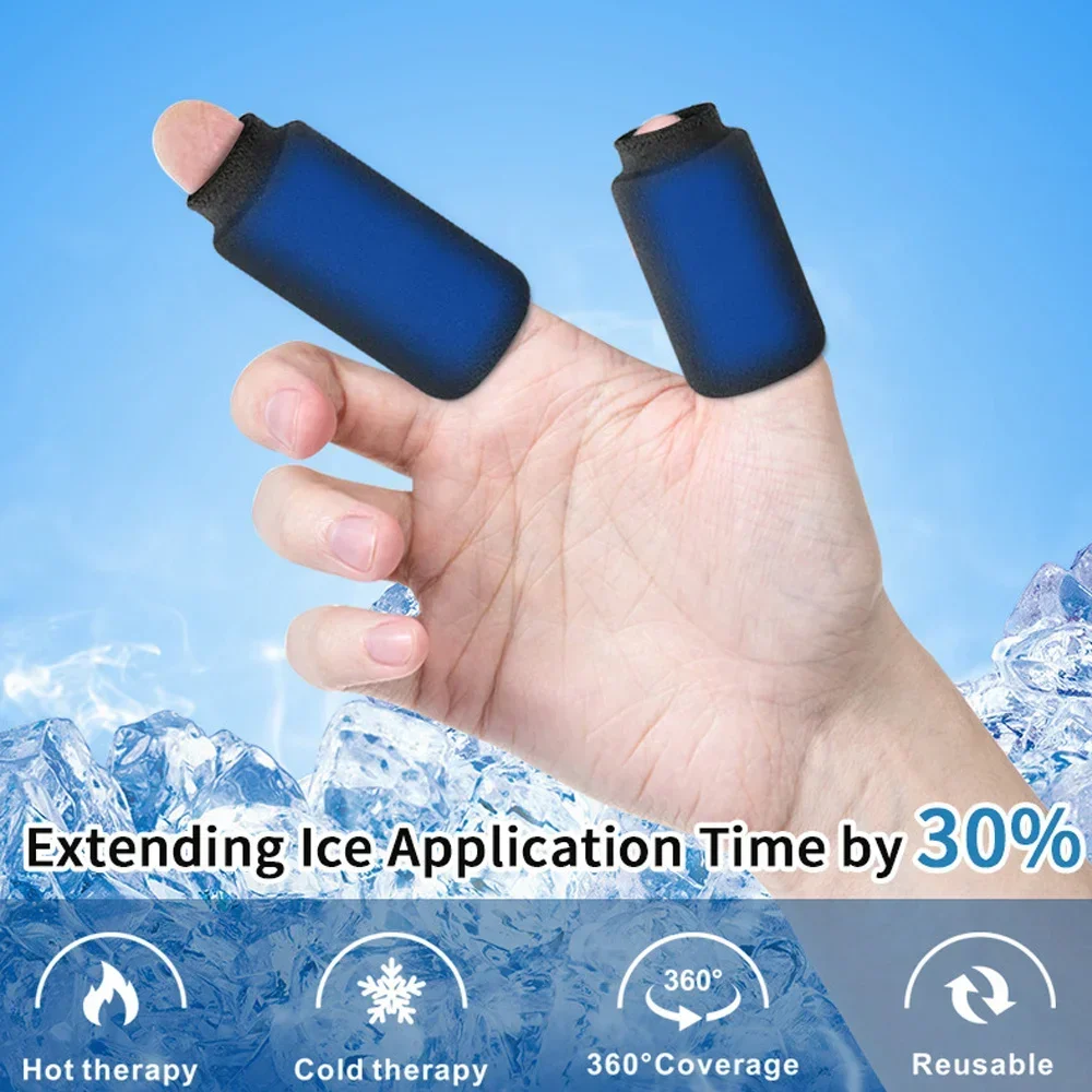 Finger Ice Pack Wrap Finger Injury Cold Pack Help Reduce Pain Reusable Gel Pack ldeal for Aches Finger-Related Injuries Sprains