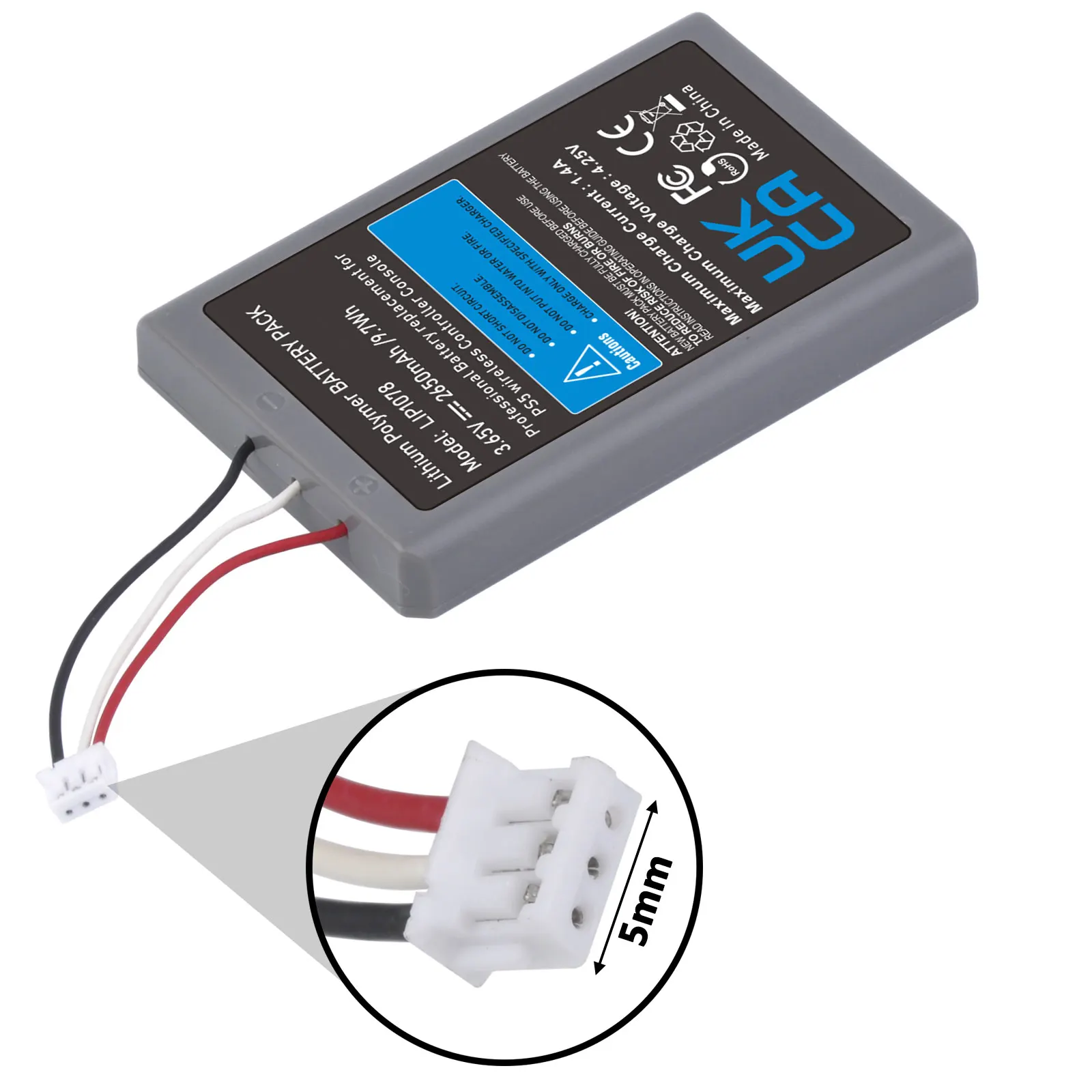 Batmax Ps5 Lip1078 2650mah Bateria para Sony Playstation Ps5 Dualsense Cfi-zct1w Controlador de Jogo sem Fio - Image 4