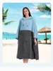 Sun Protection Bathrobe Bath Towel Extra Large Hooded Beach Wetsuit Towel Changing Robe Quick Dry Microfiber Towelling For Adult 6