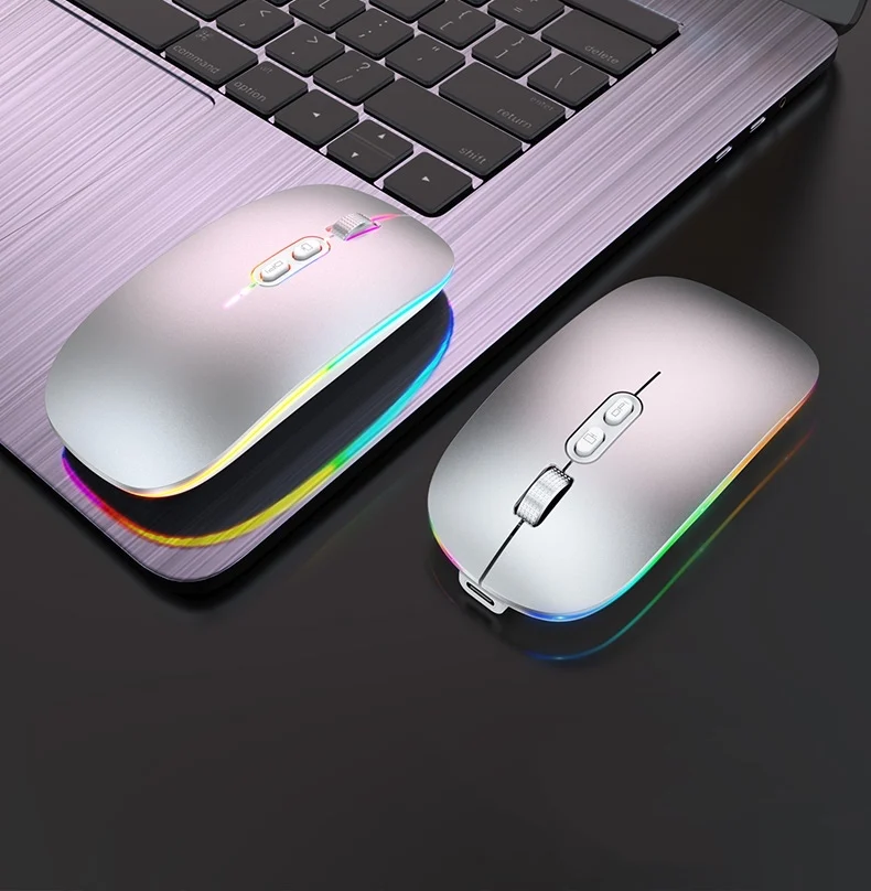 

Bluetooth-мышь компьютерная аккумуляторная, 2,4 ГГц, USB