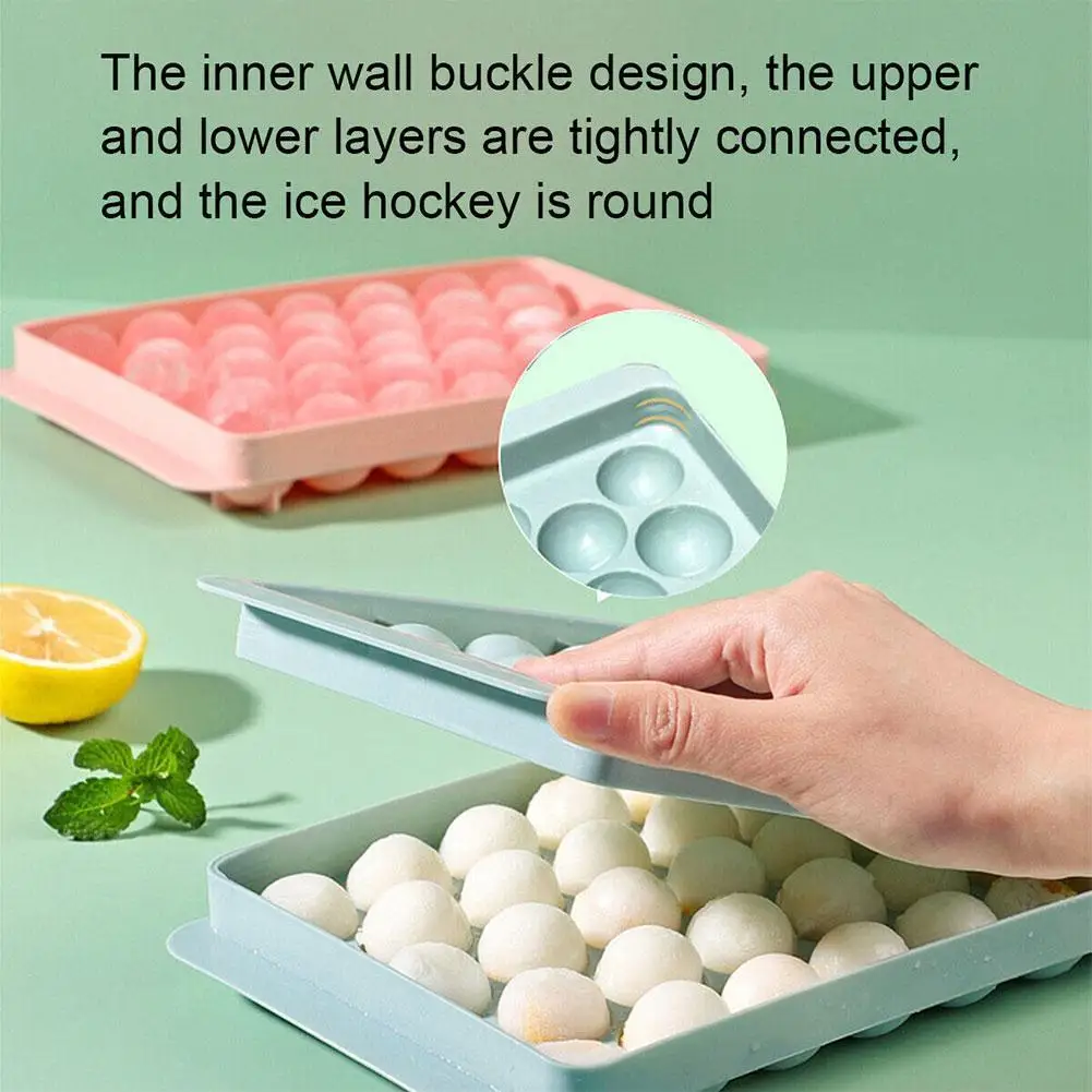 Round Silicone Ice Sphere Mold for Whiskey - Creative Kitchen Tool, 2 Colors