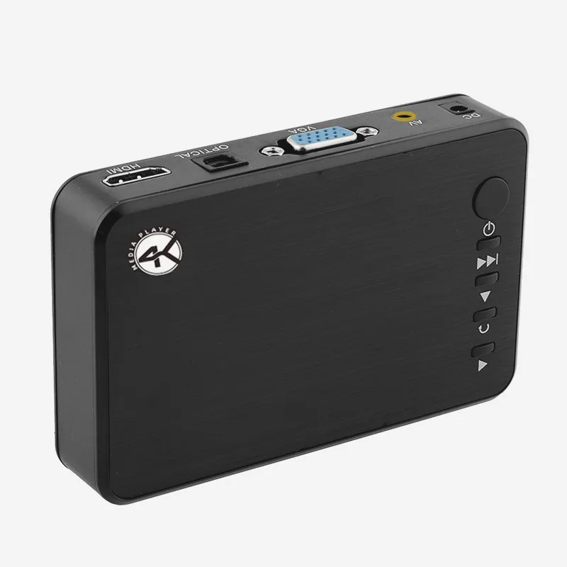 Mini HD Media Box 4K Player Support Splicing Screen TV Projector Monitor U Disk SD HDD Autoplay PPT Advertise AD Players