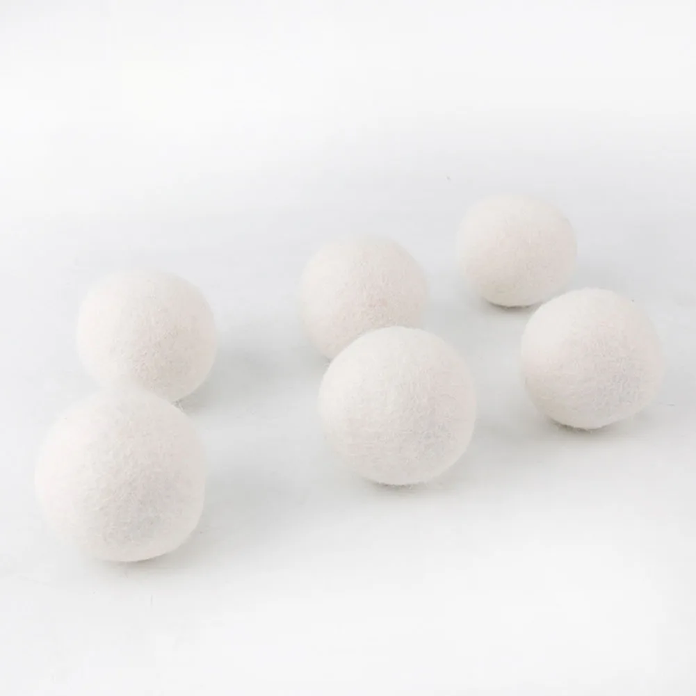 Laundry Ball Soften Fabric Wool Dryer Balls 3cm/4cm/5cm Home Washing Balls To Reduce Drying Time Bathroom Laundry Accessories