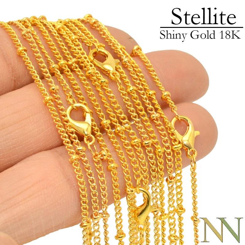 14K Solid Gold Ball Chain Ball Dainty Chain Gold Ball Necklace Bead Necklace  1mm 1.5mm 2mm 2.5mm Ball Chains 