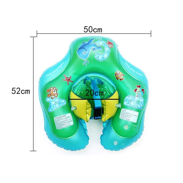 Inflatable Pool Float Swim Protector Double Raft Safety Ring Anti Rollover Portable & Heat Resistant for Children Baby 6