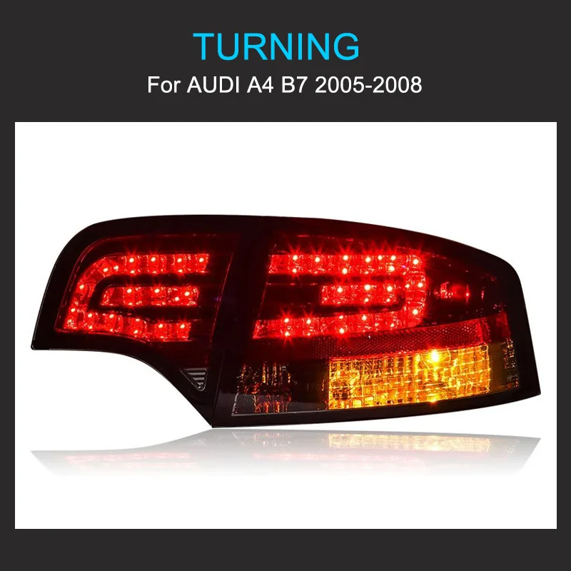 アウディA4 S4 RS4 B7セダン用LEDテールランプ 2005-2008y アウディA4 S4 RS4 B7セダン用LEDテールランプ 2005-2008y