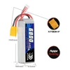 2Pcs VSVAW 6800mAh 4S 14.8V 60C/120C Lipo Battery Remote Control Car Model RC Ship Model Fixed Wing Lithium Battery 4