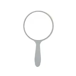 Charming Portable Handheld Makeup Mirror with Anti - Fall Design (Blue - S)