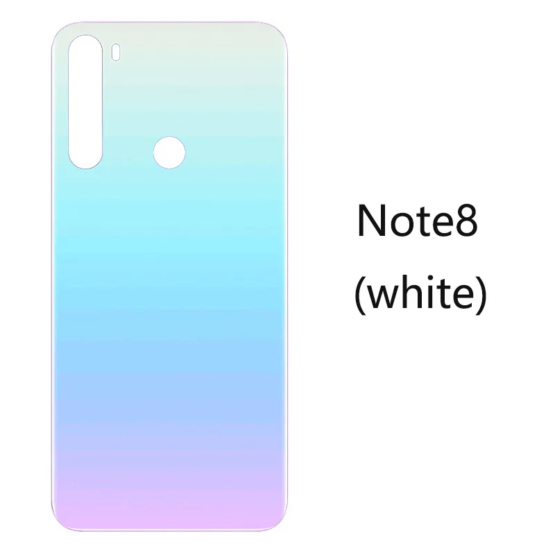 Phone Case Phone Protector Cover Plastic Casing Back Battery Cover Housing For Xiaomi Redmi Note 8 Door Rear Glass Housing Case