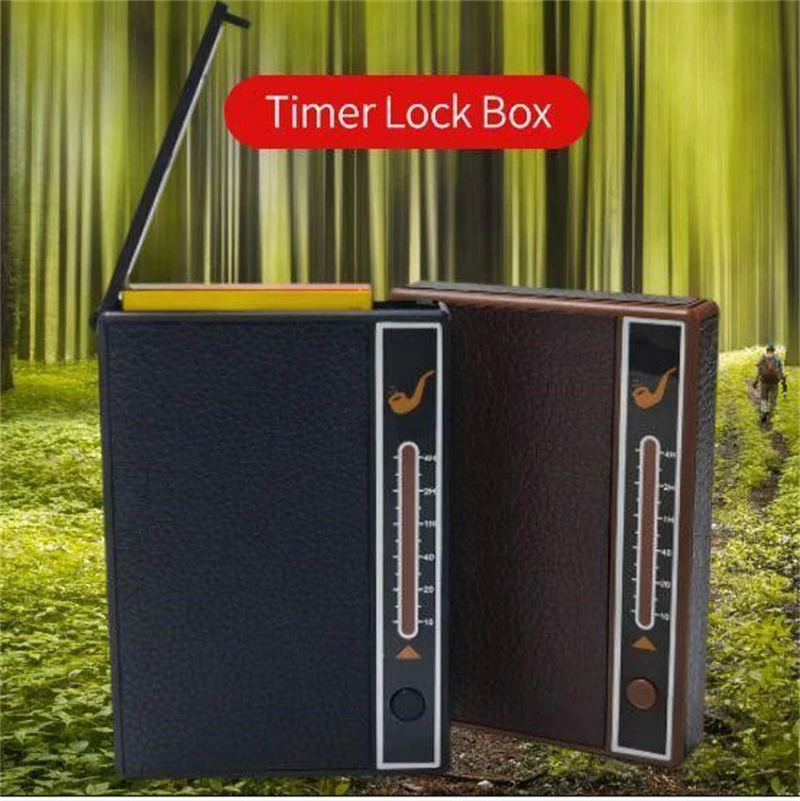 Luxury ABS Timer Lock Box for Cigarette Quit Smoking USB Smart
