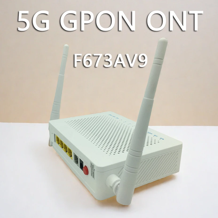 F673Av9 Dual Band 4Ge + 2Usb 5G Wifi Onu Gpon Modem In Fibra Ftth F673Av9A Ont Terminale Firmware Inglese