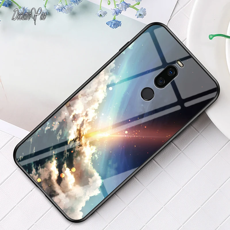 Per Meizu v8 x8 Custodia in vetro DECLAREYAO Lusso Ultra sottile Specchio rigido in vetro temperato Coque per Meizu M5 M5s M6T Nota 5 6 9_voghion.com