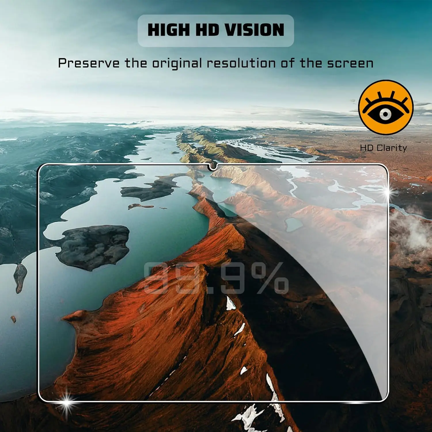 Premium Tempered Glass Screen Protector - Scratch-Resistant, Anti-Fingerprint, Ultra Clear Display Shield