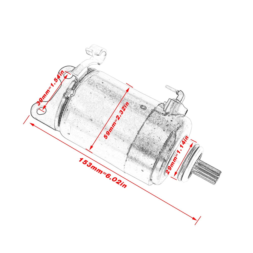 CBR CB 250 Starter Motor For Honda CB250 Hornet JADE 250 CBR250 FG/FGYA MC14 RJ/RK/RK2 MC19 RRL/RRN/RRR MC22