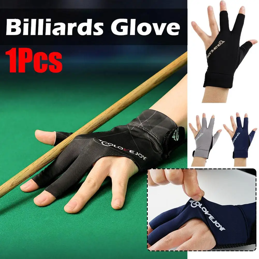 High Quality Billiard Fitness Glove Spandex Snooker Glove 3 Billiard Open Gloves Pool Accessories Cue Fin Z3D4