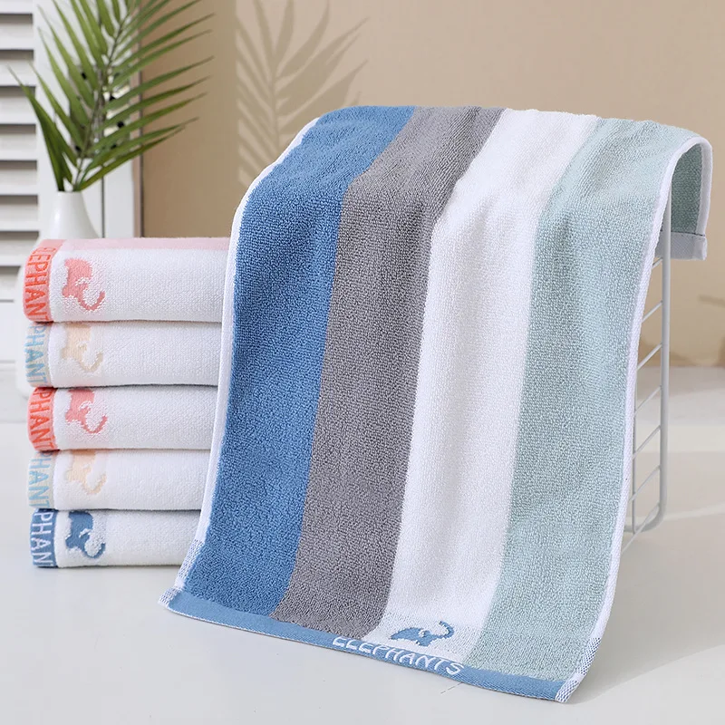 Soft Cotton Baby Towels Cartoon Children Bath Towel Newborns Handkerchief Bathing Face Washcloth Shower Towel 50x25cm