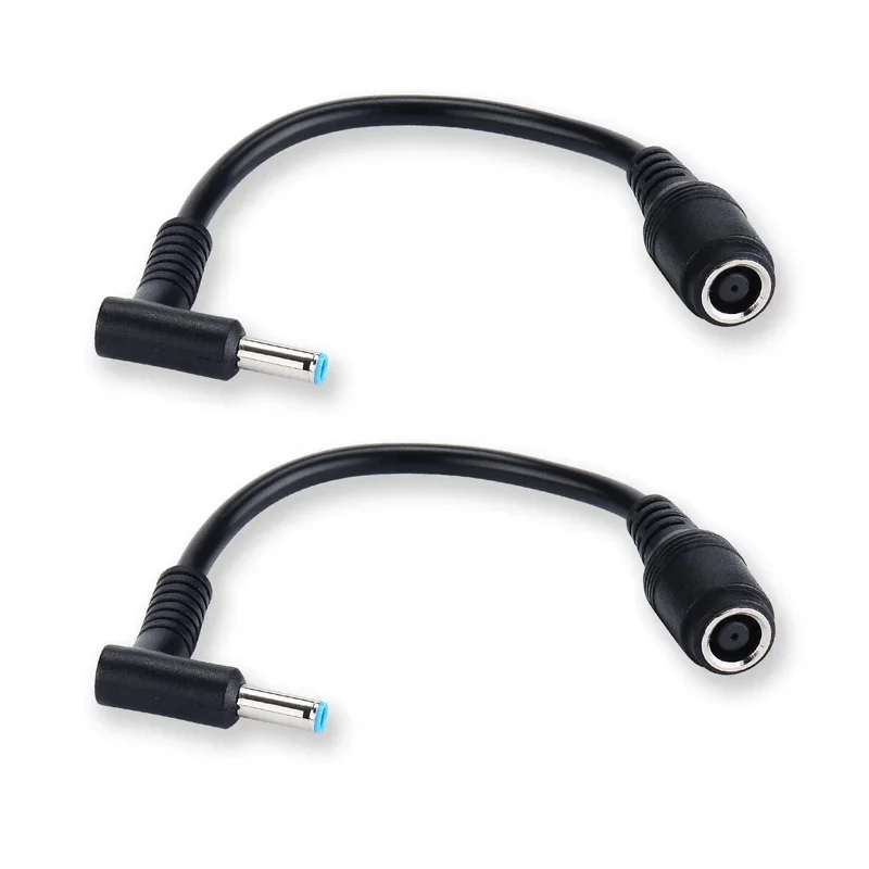 Helpers Lab Femme 7.4mm à 4.5mm Homme Chargeur Connecteur D'alimentation Adaptateur Câble Convertisseur Pour HP Stream Spectre Pavilion Envy EliteBook