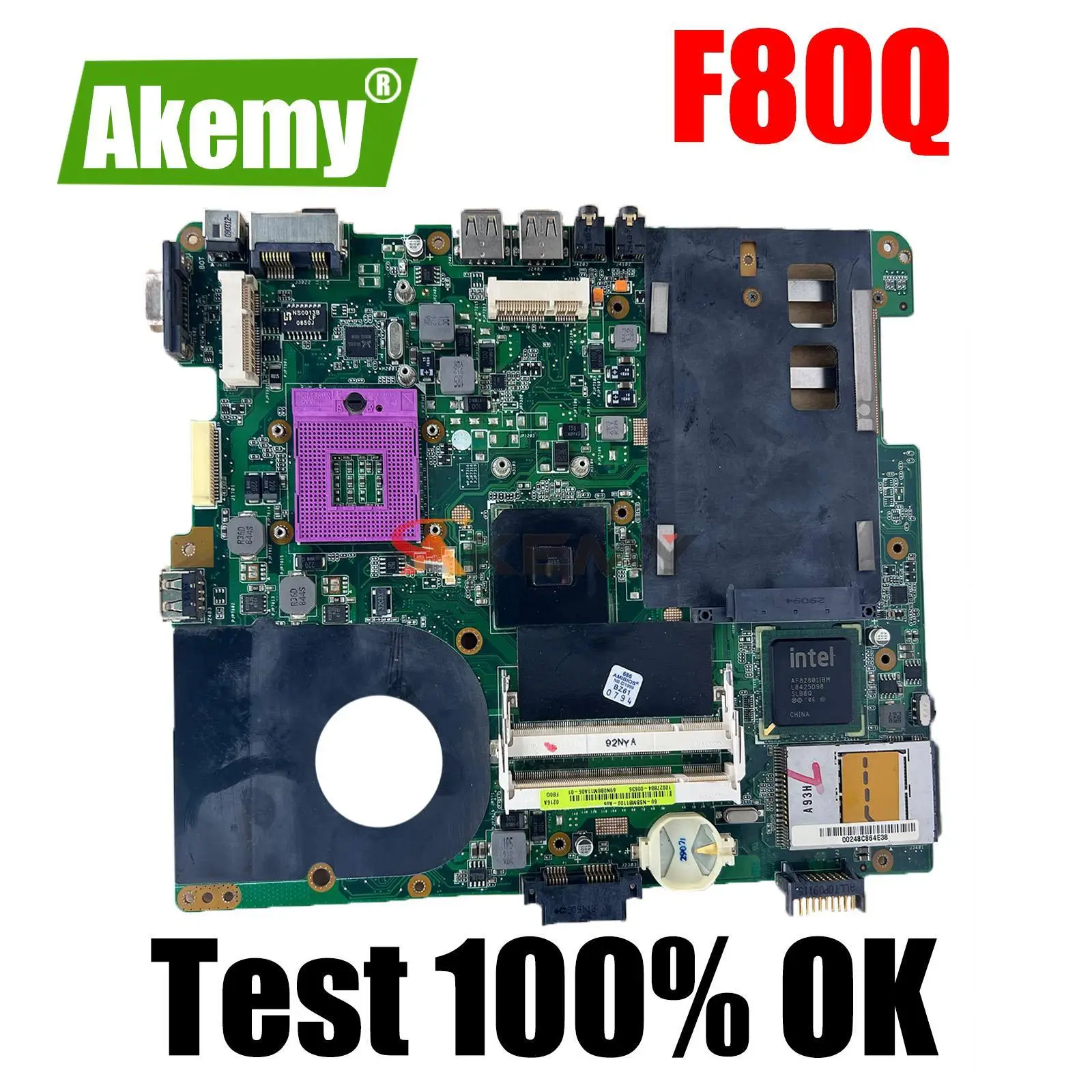 

Тестирование материнской платы ноутбука F80Q F80 F80Q