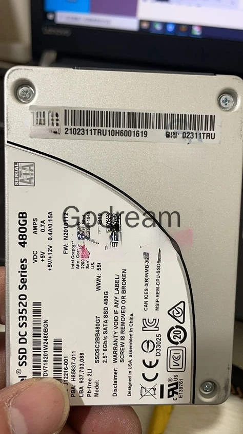 For Huawei 02311VHS 02312GNR 02311NXY 02311TRU hard disk 480G SATA SSD
