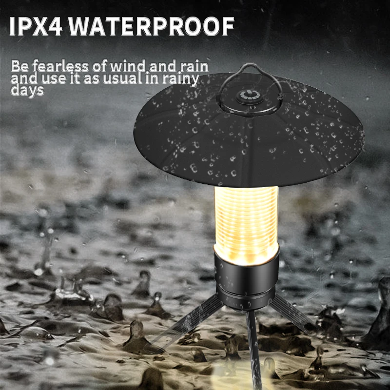 

Asafee USB Charging Atmosphere Torch Warning Waterproof Light Portable Flashlight Workshop Lamp Emergency Camp Equipment Lantern