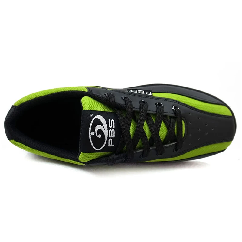 Women Men PU Leather Bowling Shoes Unisex Breathable Anti-Slip Sneakers for Bowling Beginner Casual Trainers Big Size 34-46