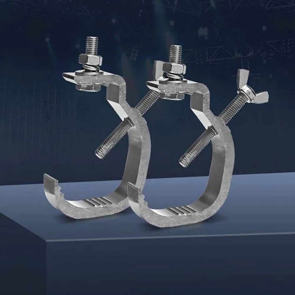 10pcs Stage Lights Hangings Light Hook Par Lamp Fixed Clip Aluminum Alloy Stage Lights Clamps Lights Clamp Bracket