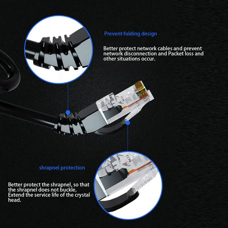 Cable Boot Cover Network Cable Strain Relief 6.5mm Rj45 Connector Boots Connector Plug Cover Rj45 Strain Relief