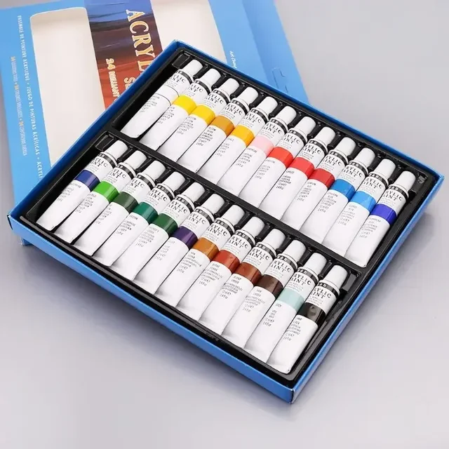 24-Color Acrylic Paint Set 1