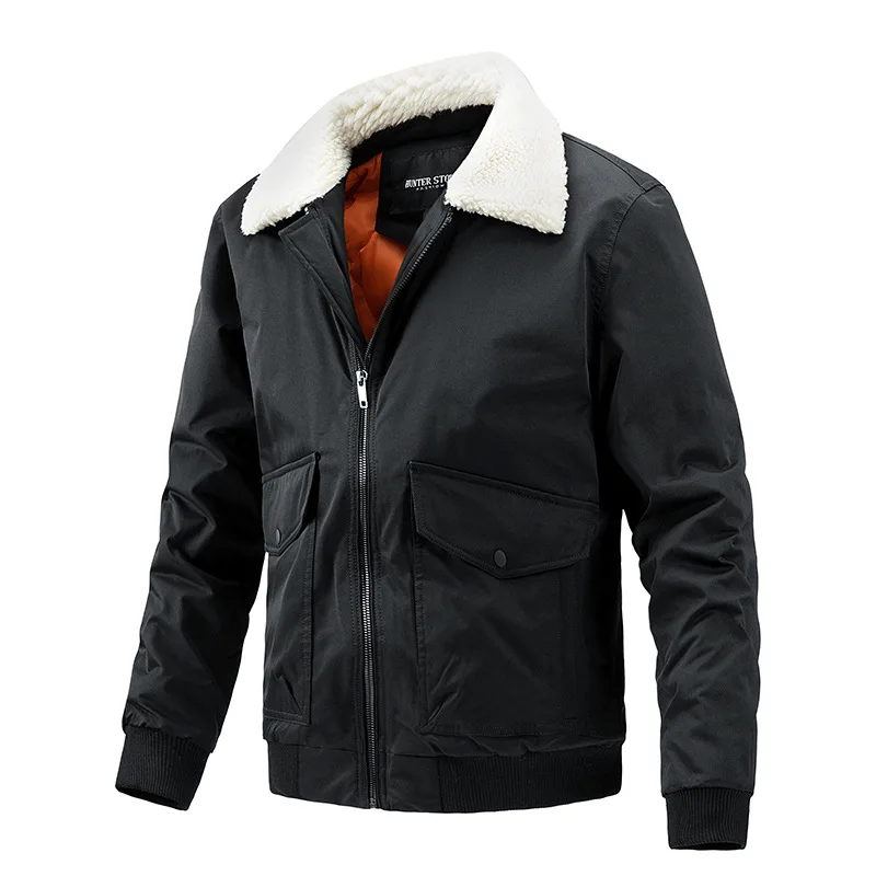 new men s windproof jacket for casual and outdoor activities large cotton jacket for motorcycle and bicycle riding male coat New Men's Windproof jacket for Casual and Outdoor Activities, Large Cotton Jacket for Motorcycle and Bicycle Riding Male coat