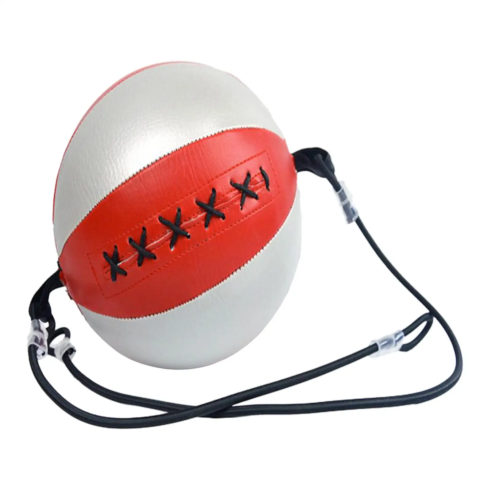 Boxing Speed Ball Reaction Target, PU Leather Punching Ball Fitness Equipment, Double End Bag for Martial Arts Sparring