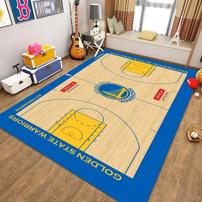 Alfombra personalizada con logotipo de baloncesto americano, alfombrilla  antideslizante para sala de estar, decoración de dormitorio, cocina de  niños, Baño - AliExpress