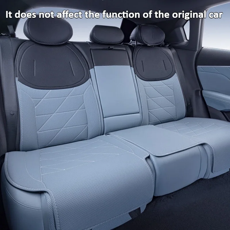 For Deepal S05 2024 Car Seat Cushions Breathable Full Car Front&Rear Seat Leather Protective Cover Car Interior Accessories detail image 7