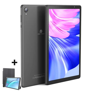 PRITOM Tablet Android 12 da 10 pollici 32 GB ROM 512 GB Espandi tablet, 2 GB RAM Wi-Fi 6 Tablet PC con CPU Quad Core da 1,6 GHz, 10,1 pollici 1