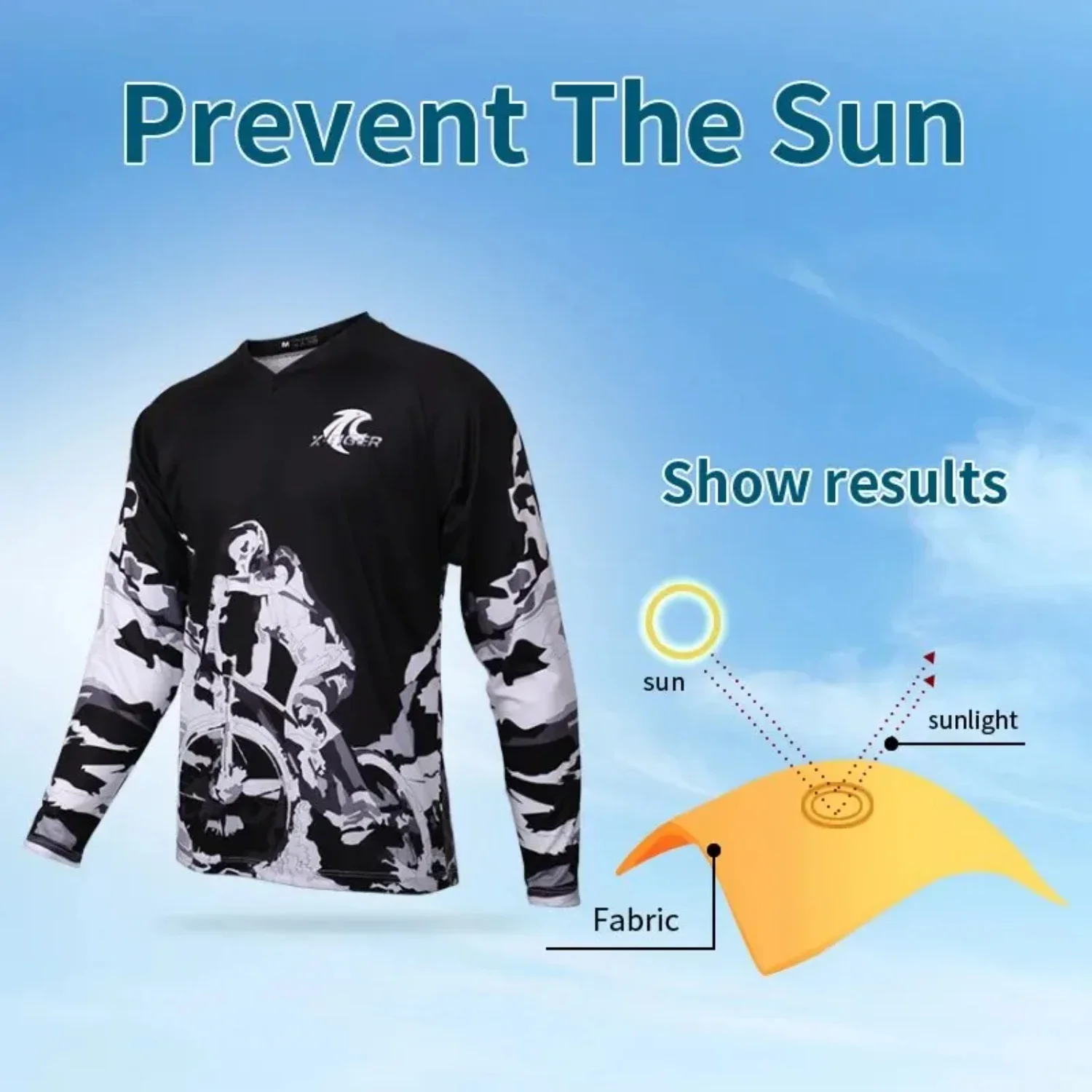Short And Long Sleeve Shirt Anti-UV Downhill MTB Bike Cycling Jerseys Breathable DH Motocross Racing Wear