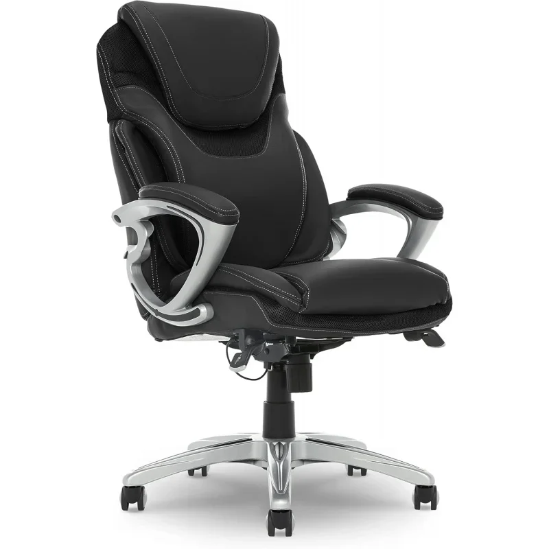 Serta Bryce Executive Office Chair, Ergonomic Computer DeskChair with Patented AIR Lumbar Technology, Comfortable LayeredP