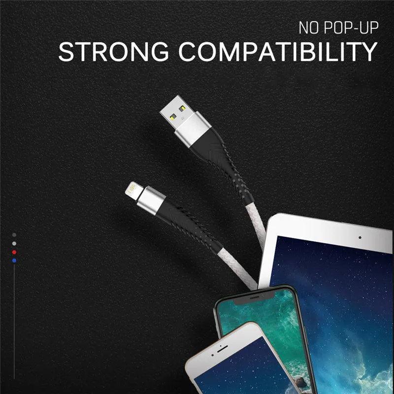 Premium USB Fast Charging & Data Sync Cable - Durable Wire Cord, Multiple Lengths Available