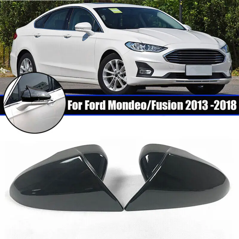 Pro Ford mondeo fúze MK5 MKV5 2013-2018 zpětný pohled strana zrcadlo obal blatník čepice exteriér dveře zadní výhled pouzdro stříhat uhlík vlákno