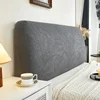 Leaves Jacquard Headboard Cover Luxury Soft Short Plush Bed Head Cover All-inclusive Bedside Protector Cover Slipcovers Bedroom 1