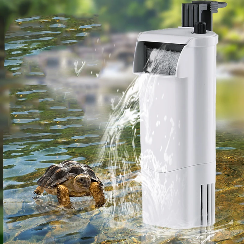 

Mini Fish Tank Accessories Decoration Aquarium Cleaning Internal Aquarium Filter Pet Products Akwarium Akcesoria Water Filter
