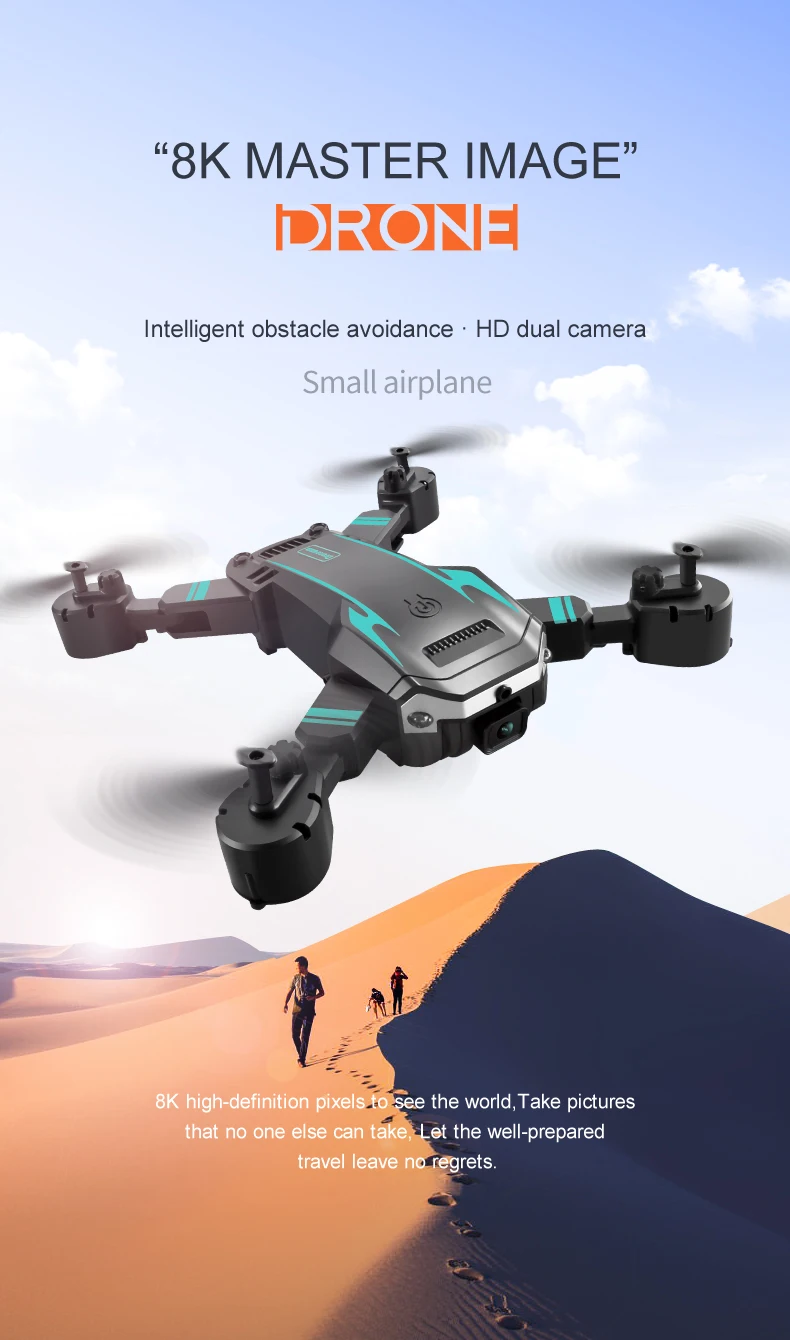 Description Picture 2 of item2024 New S6 Drone Professional 8K HD Camera 5G GPS Dron Aerial Photography Obstacle Avoidance Helicopter RC Quadcopter Toy Gifts