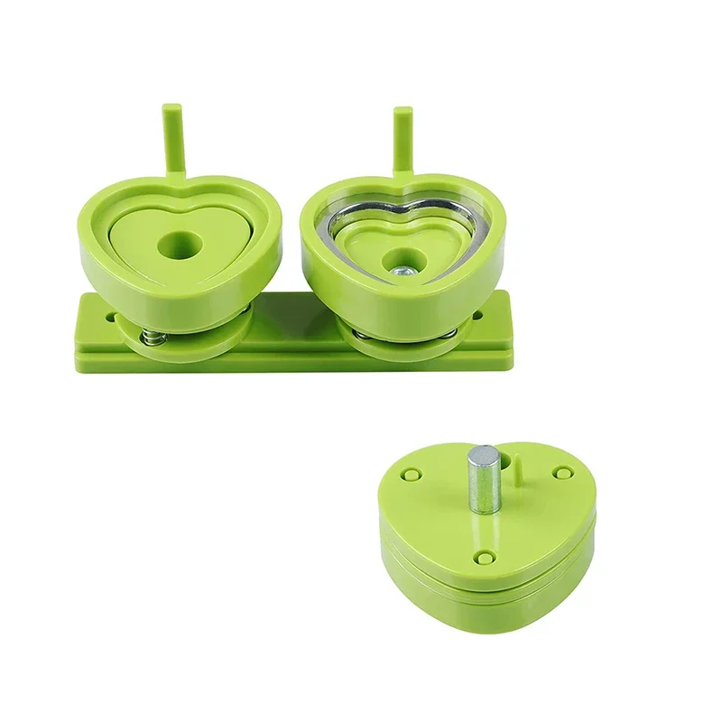 Badge Maker Molds Heart Shape 57mm Badge Pin Button Maker Die Mold Button Making Badge Punch Press Machine Mould DIY Maker Dies Molds