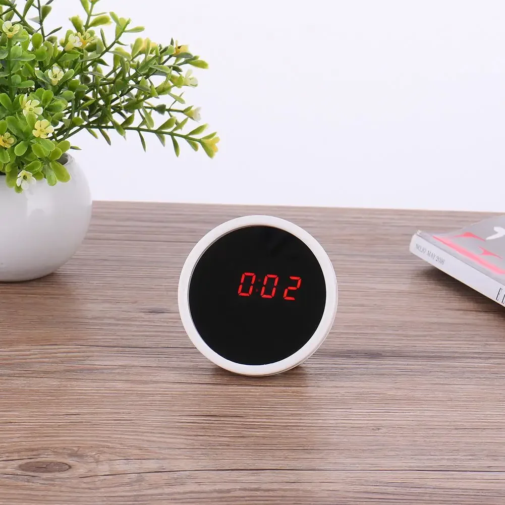 Multi-function Digital Mirror Alarm Clocks Desk Table Transparent Clocks Speaker LED Display Table Clock digital clock