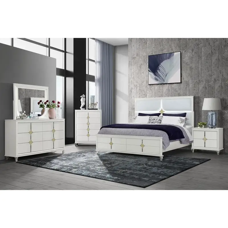 5-Piece King Bedroom Set – Elegant Furniture Collection 1